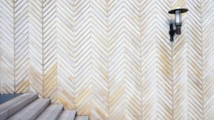 Herringbone patterned Tile