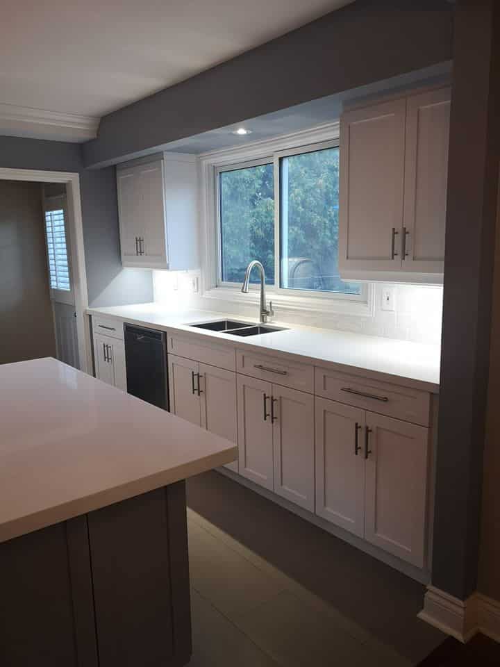 Two Tone Burlington Kitchen Remodel - Hestia Hearth Design Burlington